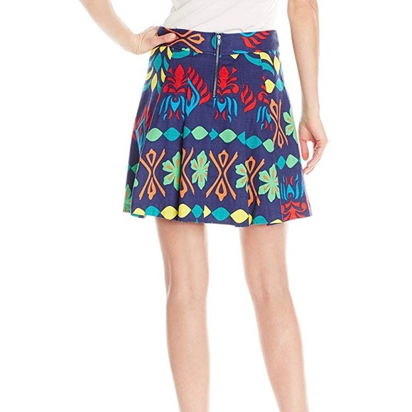 Anthropologie Plenty by Tracy Reese Printed-Textured Skirt. - Picture 2 of 7